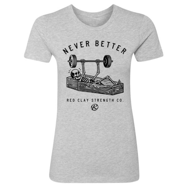 NEVER BETTER - WOMEN'S FITTED T-SHIRT Thumbnail